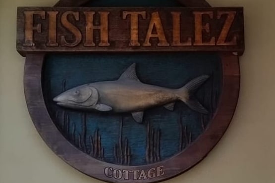 Fish Talez Cottage Sign